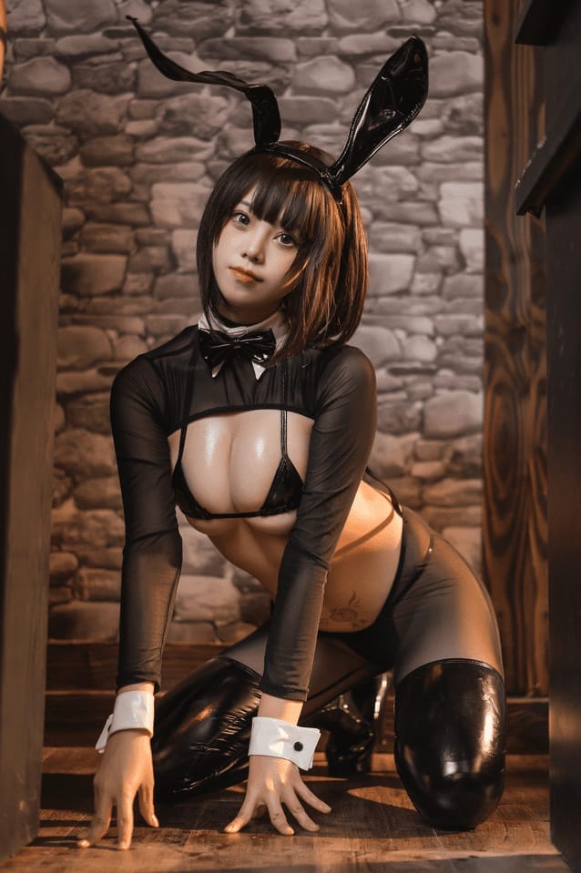 蜜汁猫裘 – NO.087 逆兔[50P-929MB]