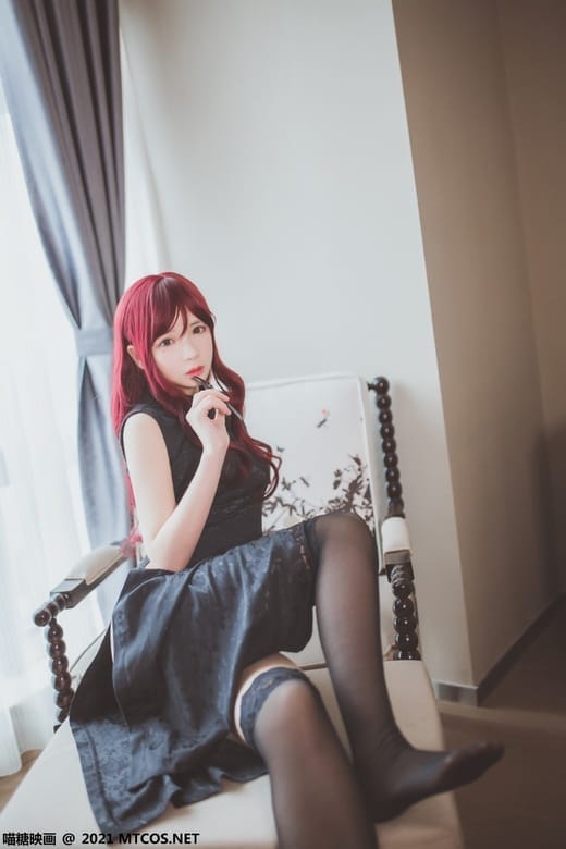 [喵糖映画]VOL.385 黑色旗袍 [20P/190MB]