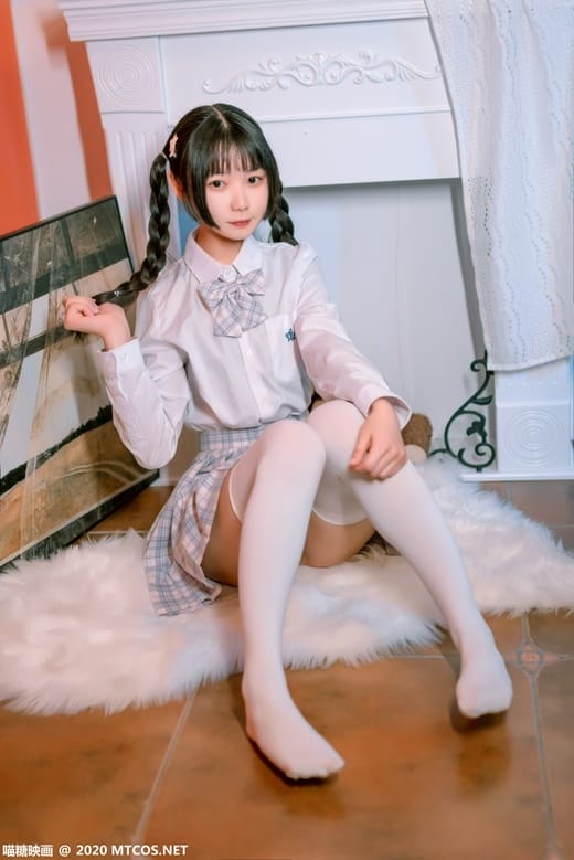 喵糖映画 VOL.278 白丝学苑美眉 [35P/610MB]