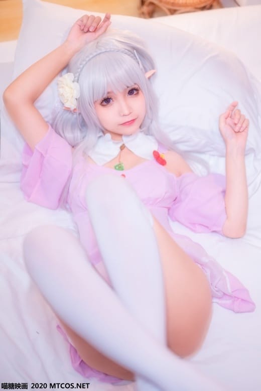 喵糖映画 VOL.118 露肩睡裙 蠢沫沫[40P/680M]