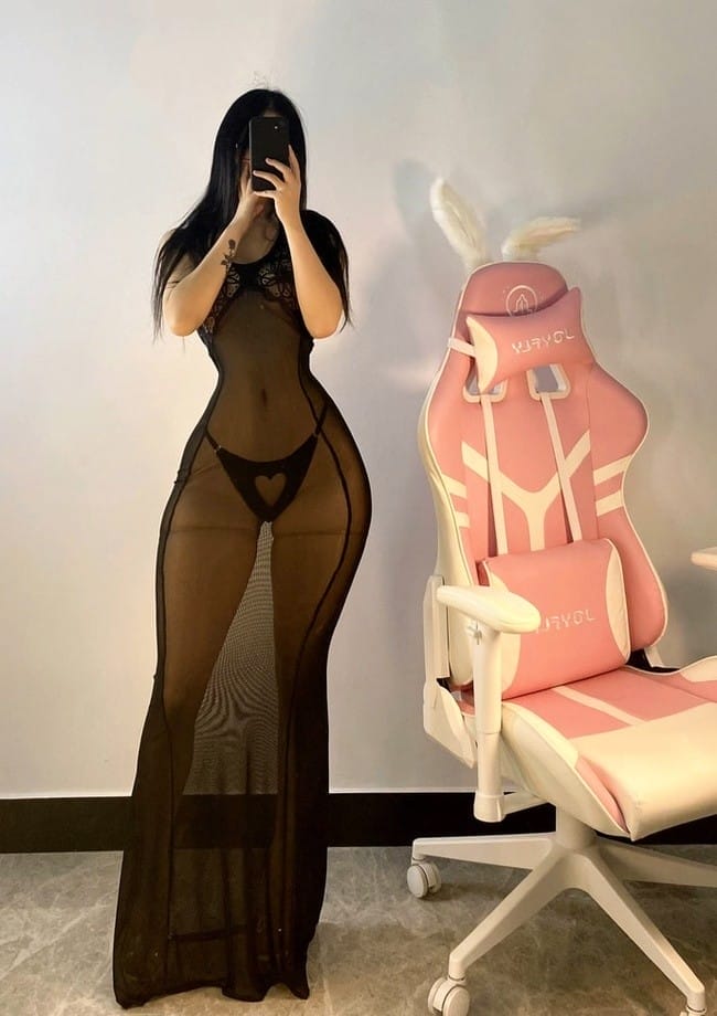 [微密圈]俏妞 –黑色透明丁[12P1V-141MB]