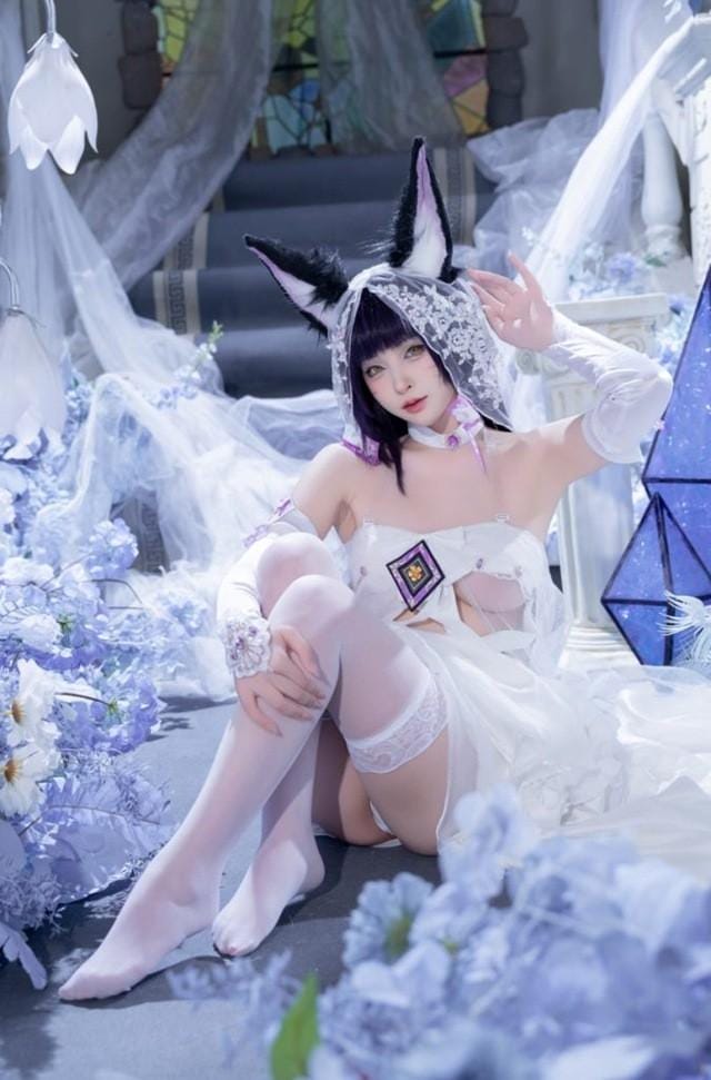 清水由乃 – NO.077 碧蓝航线 武藏 紫藤花[51P1V-638MB]