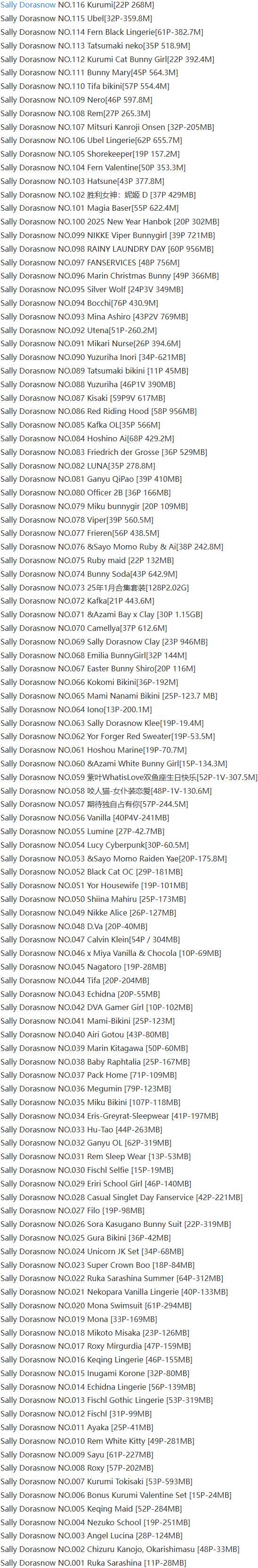 马来西亚@Sally Dorasnow – 写真图片合集【持续更新中】