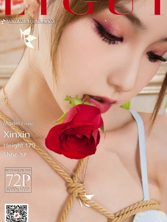 [Ligui丽柜]2021.09.10 《龟缚花蕊》心心 [72+1P/154MB]