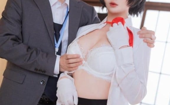 rioko凉凉子 – NO.135 蔚蓝档案 导游 椿 [62P12V-1.03G]