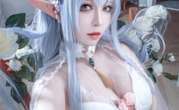 半半子 – NO.88 碧蓝航线 阿尔比恩旗袍 [47P3V-287MB]