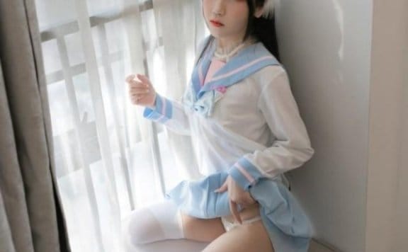 不呆猫 – NO.058 白色兔子JK[63P-342MB]